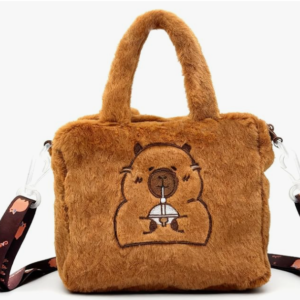 Capibara Peluche Bolso Niña, Lindo Bolso Bandolera para Niña, Suave Felpa Bolso de Mano
